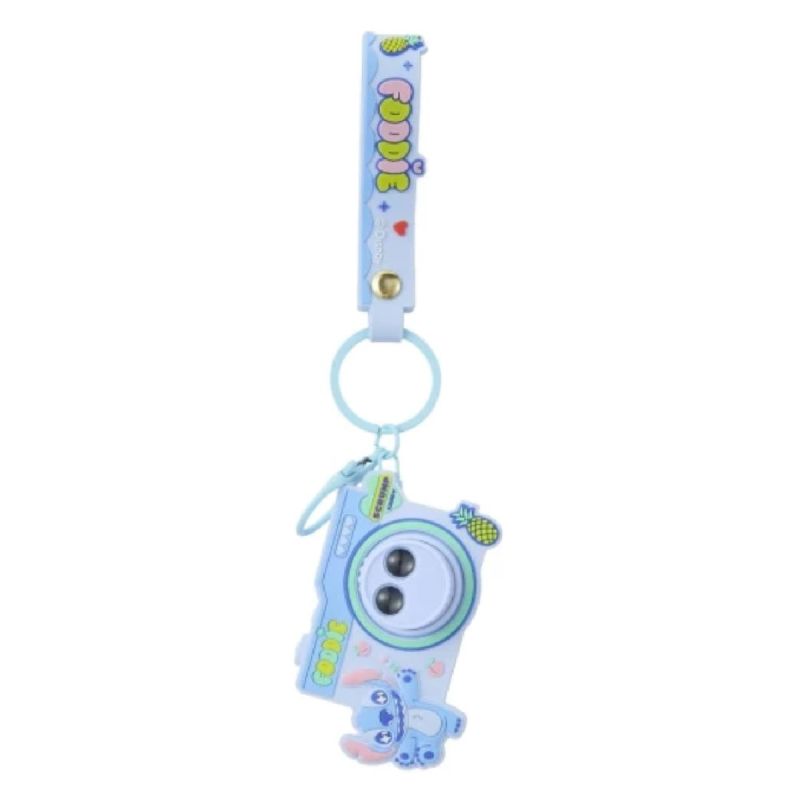 Disney Stitch Dinner Party Collection Camera Shape Light Up Keychain