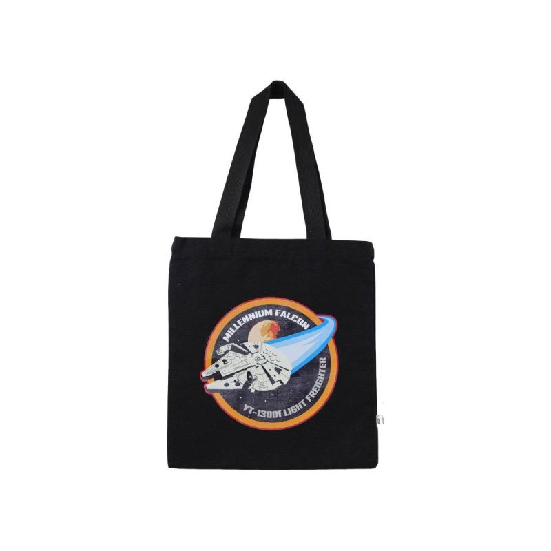 Star Wars Millennium Falcon Black Tote Bag