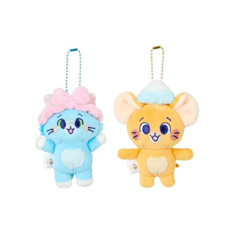 Tom & Jerry Gokko Series Bowknot Tom Couple Plush Pendant