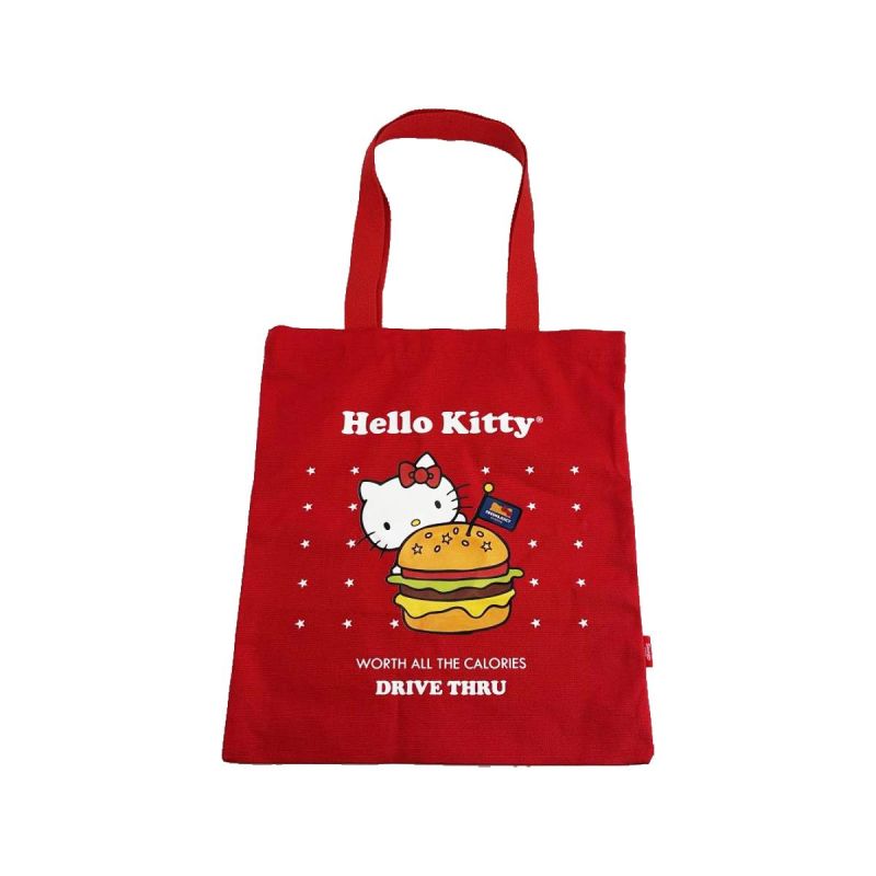 Sanrio Hello Kitty & Friends Retro Diner Red Tote Bag