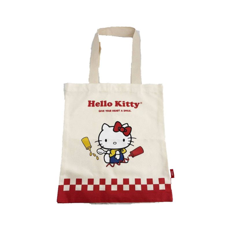 Sanrio Hello Kitty & Friends Retro Diner White Tote Bag