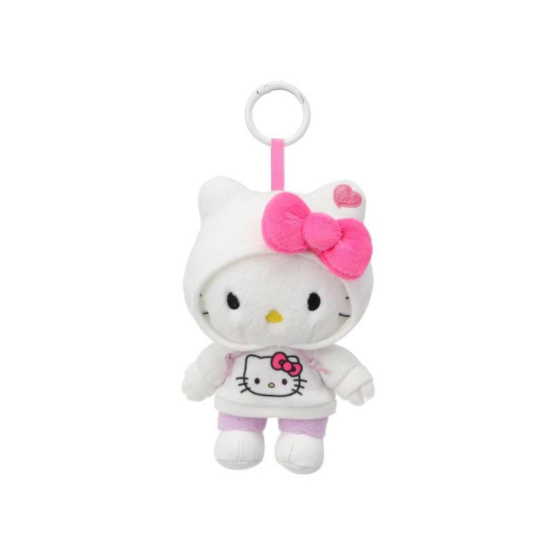 Sanrio Hello Kitty & Friends Hello Kitty Citywalk Collection 6 Inch Hoodie Plush Pendant