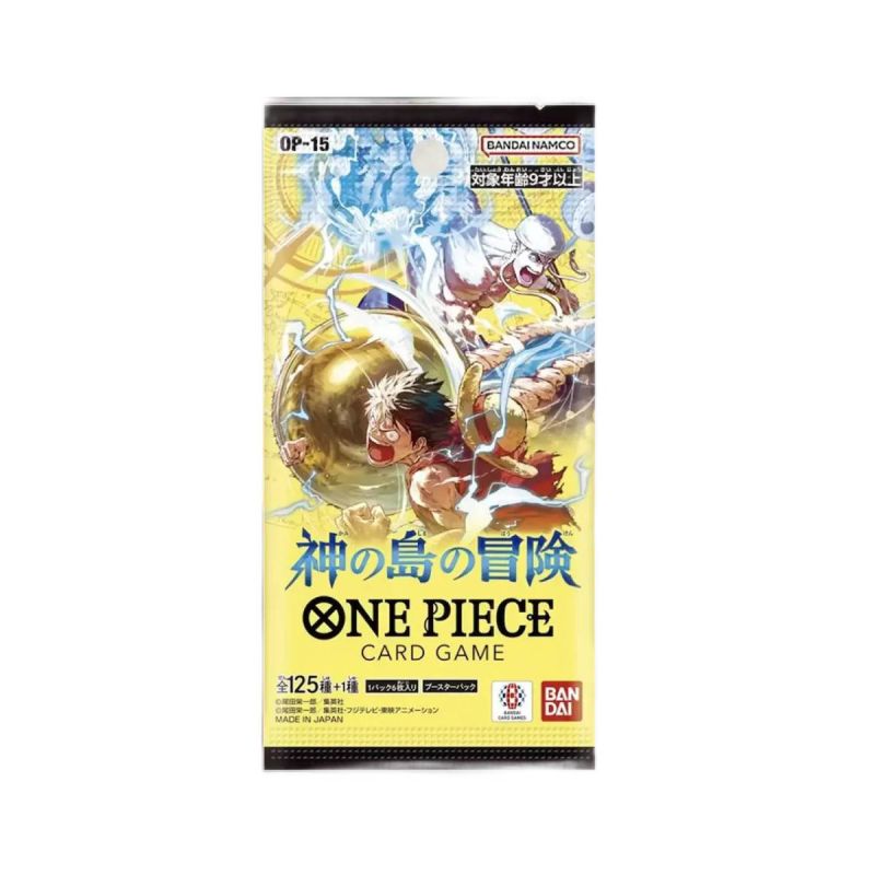 Bandai One Piece OP-15 Adventure Of The Island Of God Japanese Single Booster Pack