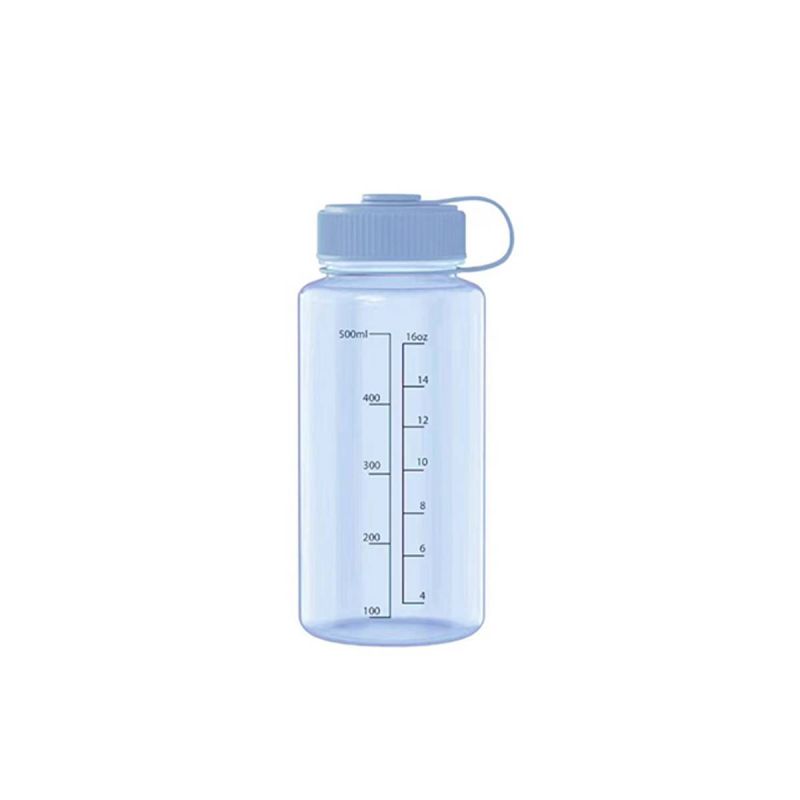 MINISO Minimalist Blue Sports Plastic Water Bottle 650ml