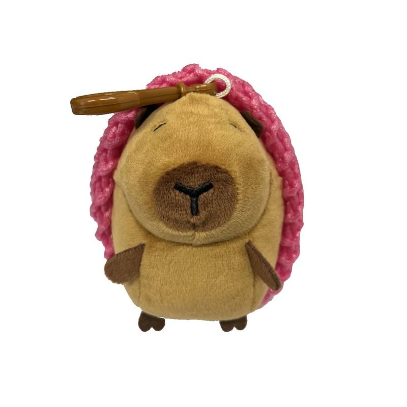 Capybara Mimi Bara Fruits Plush Pendant (Orange)