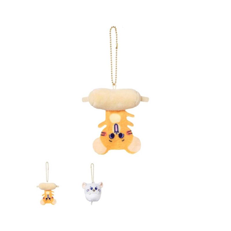 Tom & Jerry Gokko Series Couple Plush Pendant (Rolling Pin)