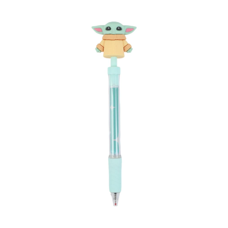 Star Wars Grogu Figure Black Gel Pen