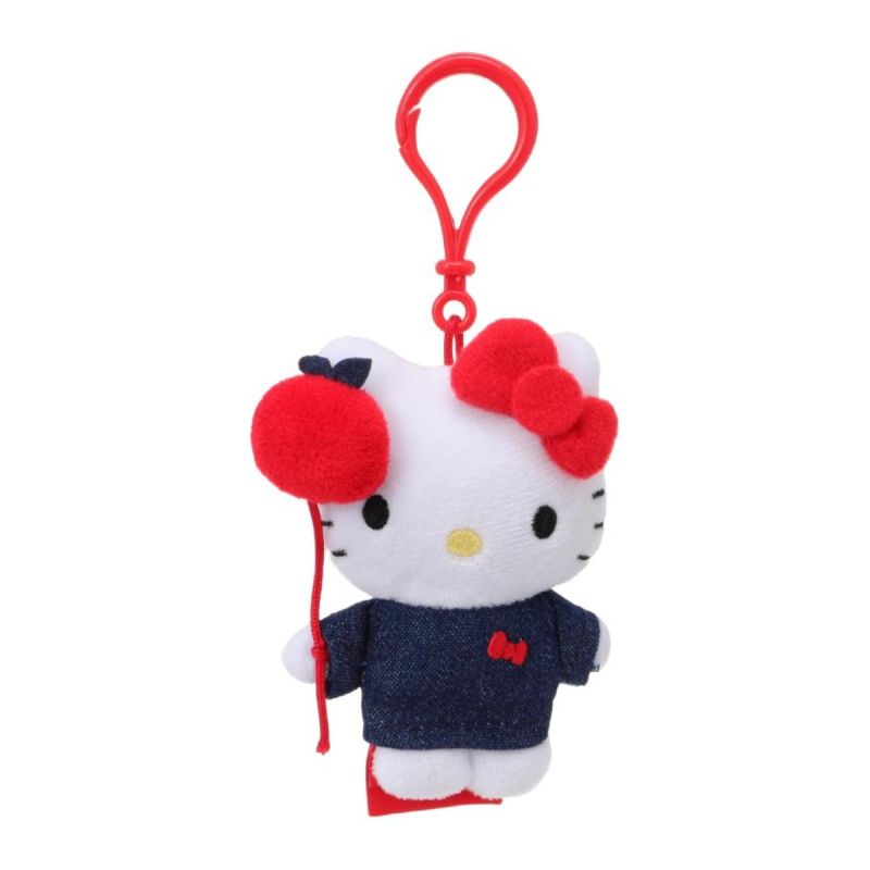 Sanrio Hello Kitty & Friends Classic Collection Denim Apple Balloon Plush Pendant
