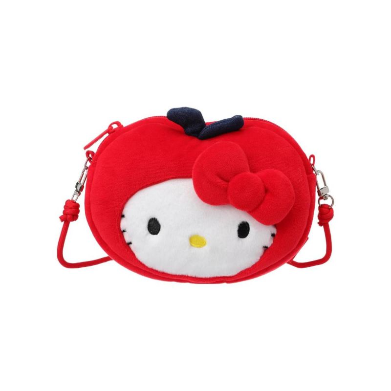 Sanrio Hello Kitty & Friends Classic Collection Denim Apple Head Crossbody Bag