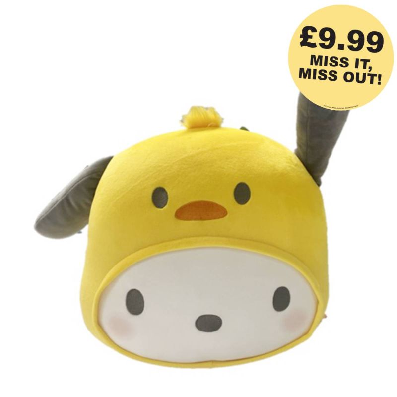 Sanrio Hello Kitty & Friends Pochacco Head Shaped Pillow