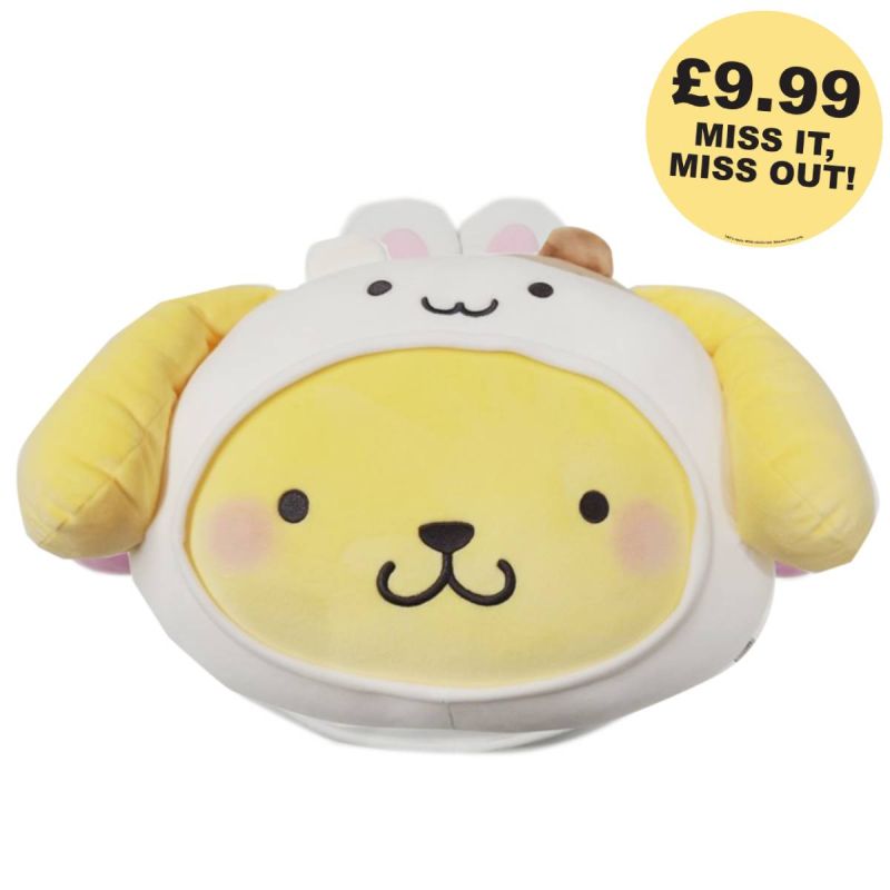 Sanrio Hello Kitty & Friends Pompompurin Head Shaped Pillow