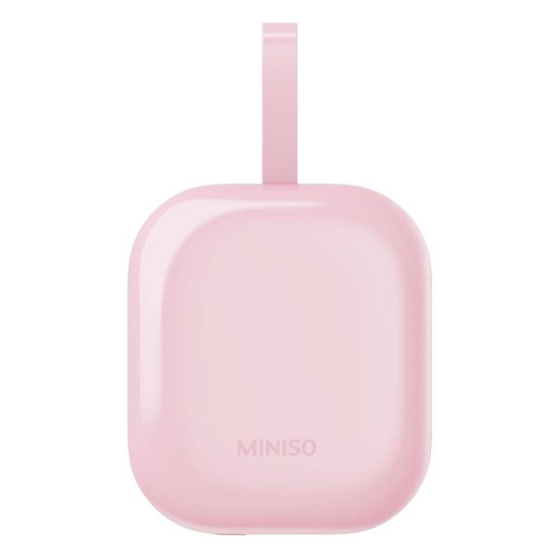 MINSIO Mini Berry 10000mAh Power Bank Pink with Cable Model: X-001