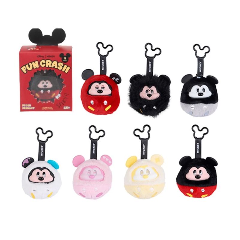 Disney Mickey Fun Crash Collection Vinyl Plush Pendant Surprise Blind Box