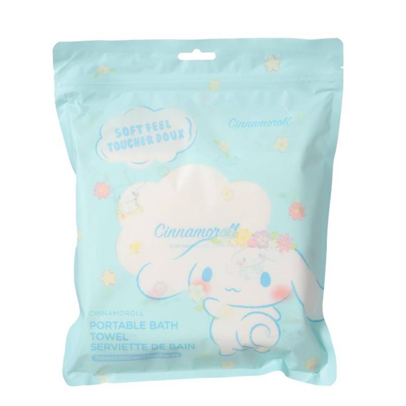 Sanrio Hello Kitty & Friends Cinnamoroll Disposable Bath Towel 2 Piece