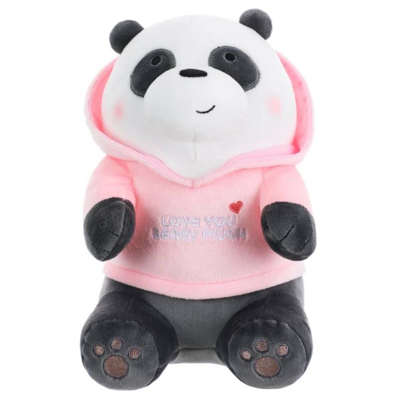We Bare Bears Panda In Hoodie 25cm Plush Soft Toy
