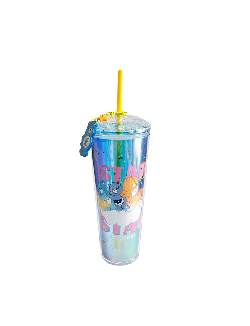 Care Bears Collection Blue Tumbler & Straw 800ml