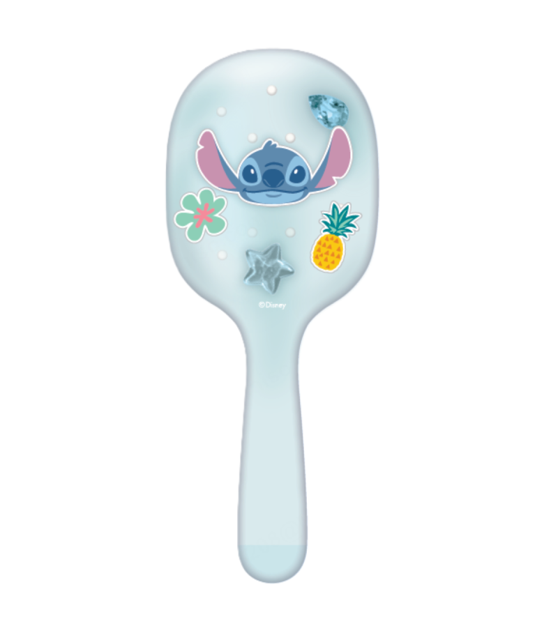 Disney Lilo & Stitch Collection Cushion Hair Brush With Charms