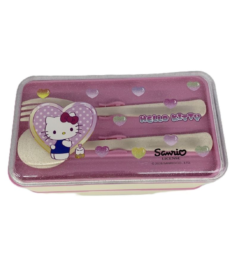 Sanrio Sweet Factory Hello Kitty Double Layer Lunch Box 1000ml