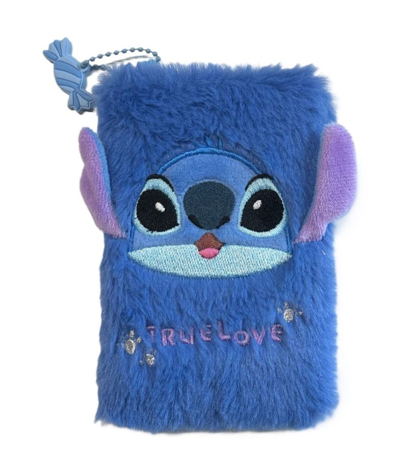 Disney Stitch Collection A6 Plush Hardcover Notebook Stitch