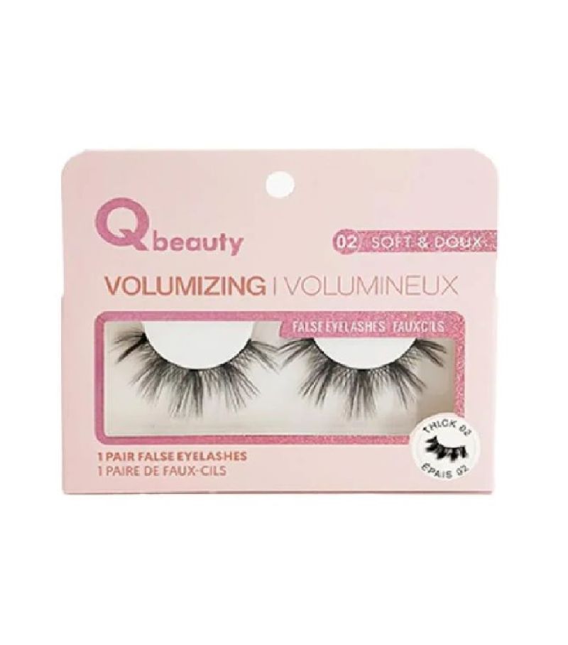 Qbeauty Volumising 1 Pair Thick False Eyelashes 02
