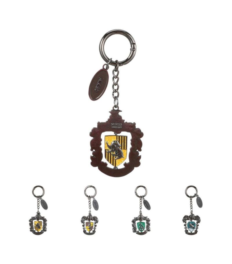 Harry Potter School Rotatory Metal Keychain