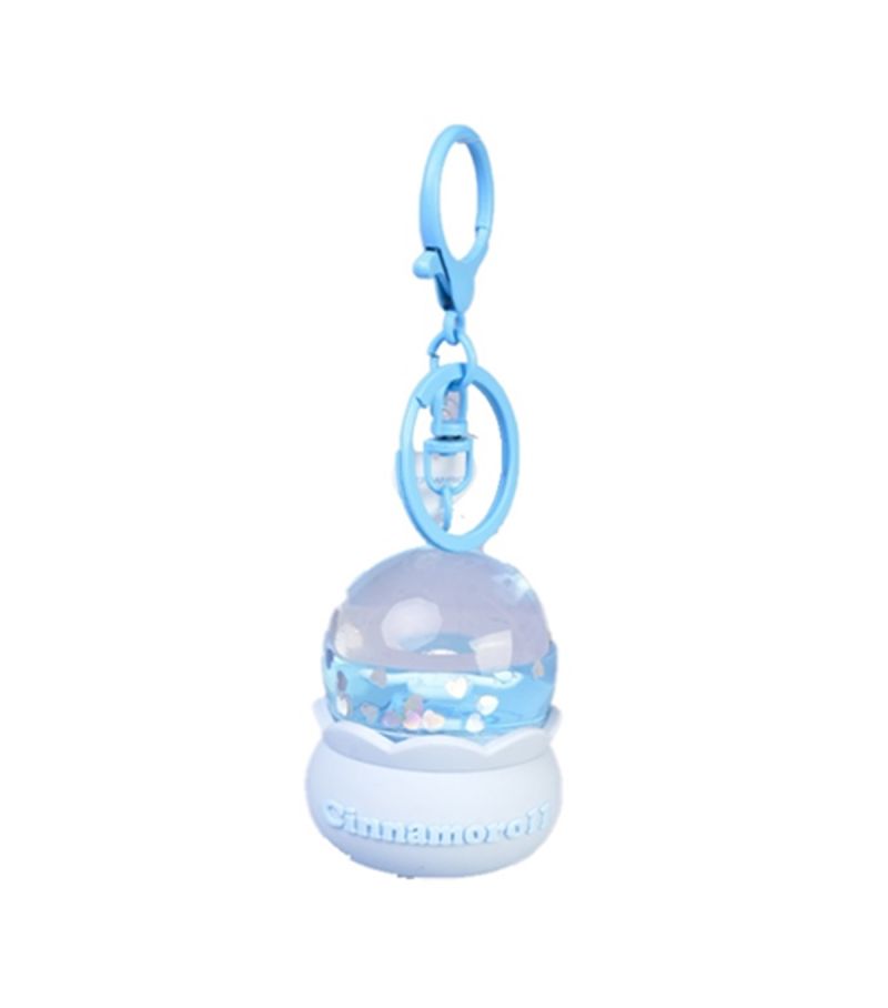 Sanrio Hello Kitty & Friends Cinnamoroll Crystal Ball Liquid Keychain