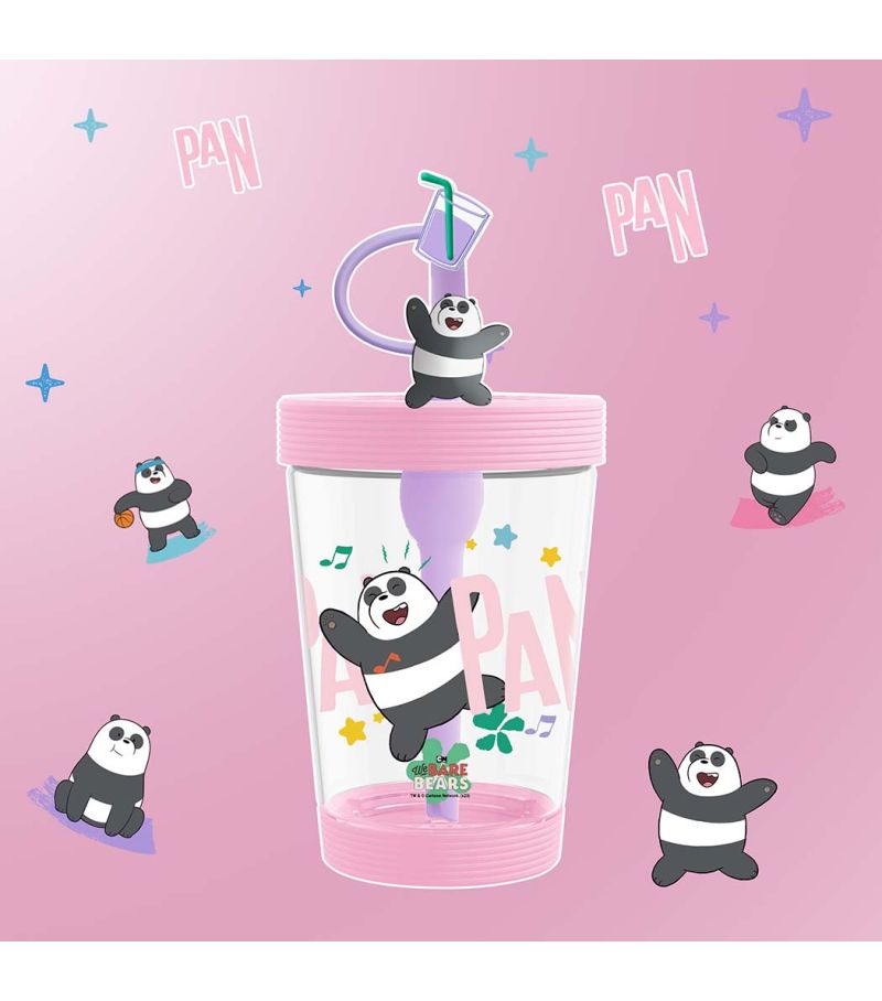 We Bare Bears Panda Seaside Music Festival Tumbler 535ml