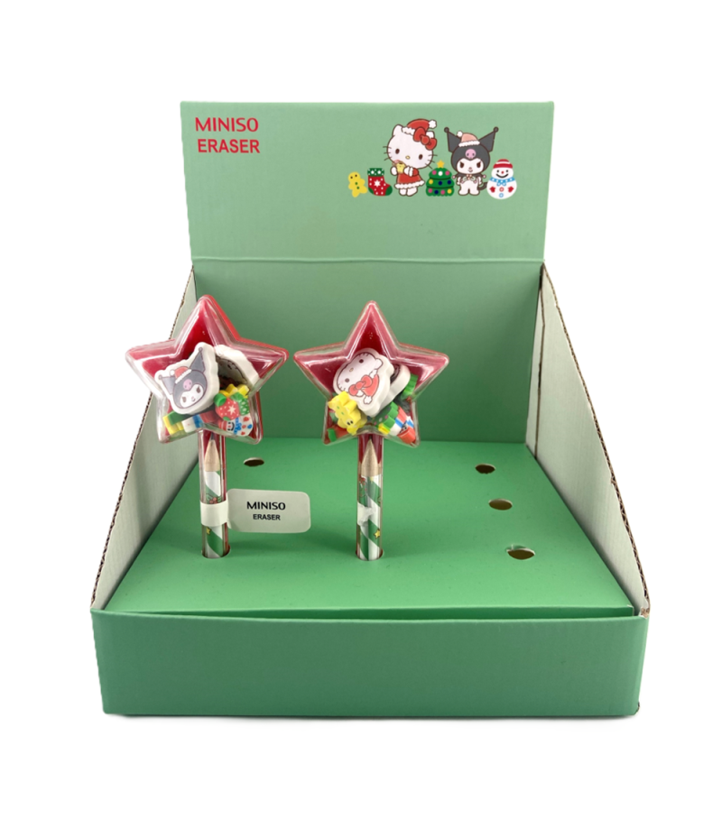 Sanrio Hello Kitty & Friends Christmas Pencil & Eraser (Assorted Characters)