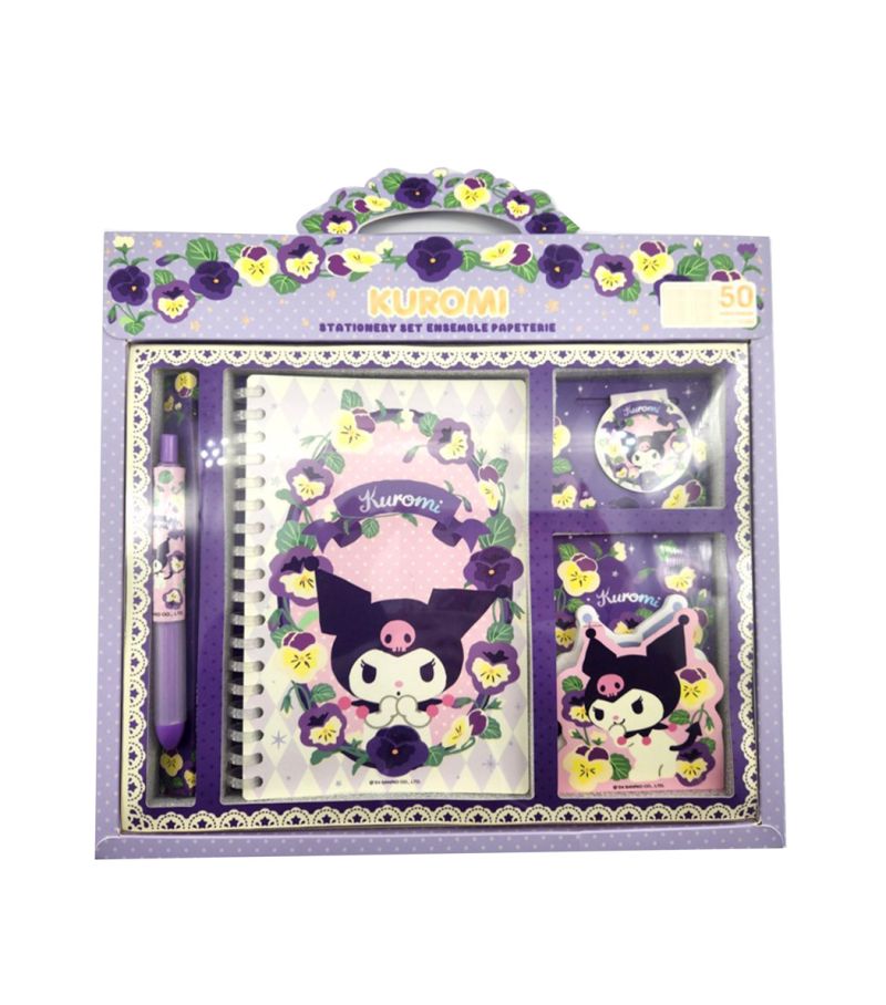 Sanrio Kuromi Flower Diary Set 