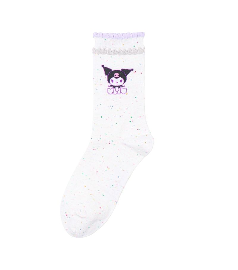 Sanrio Hello Kitty & Friends Kuromi Sweet Factory Crew Socks