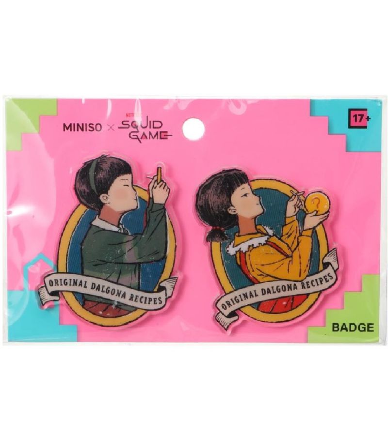 Squid Game Collection Acrylic Badge 2 Pieces
