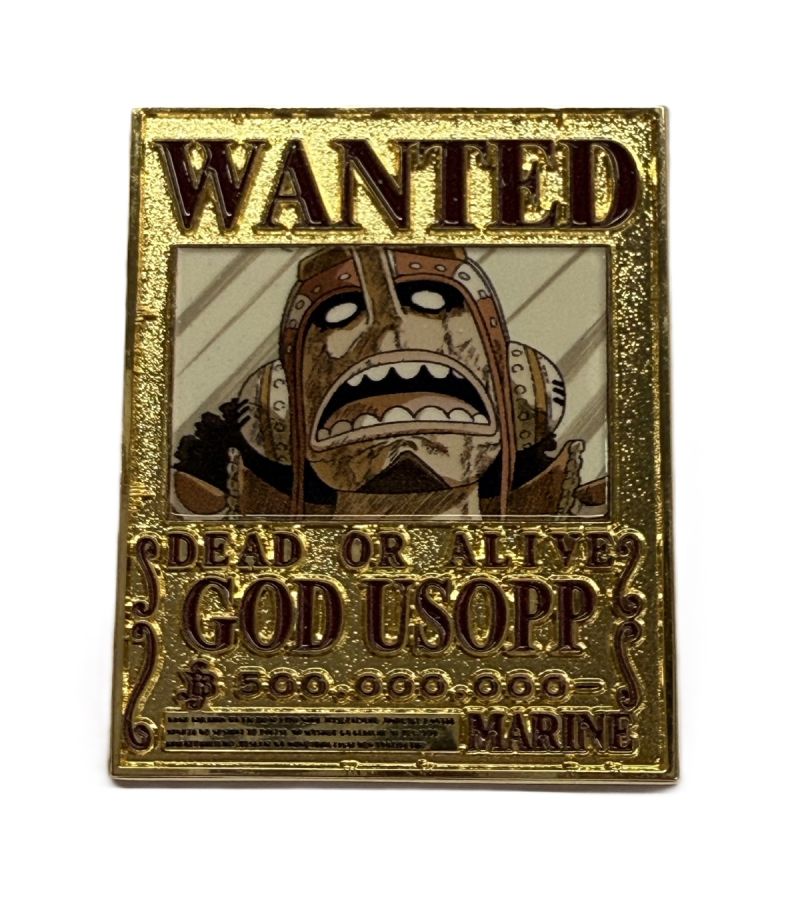 One Piece Classic Collection Usopp Wanted Poster Metal Fridge Magnet
