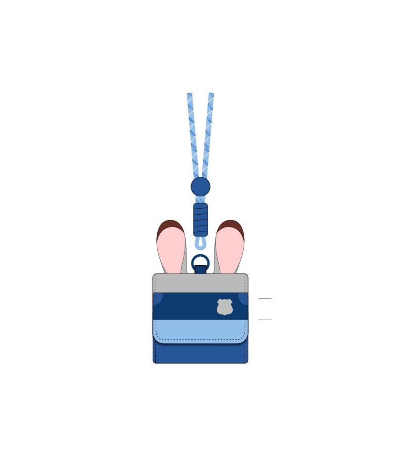 Disney Zootropolis 2 Judy Hopps Earbud Lanyard Carry Case