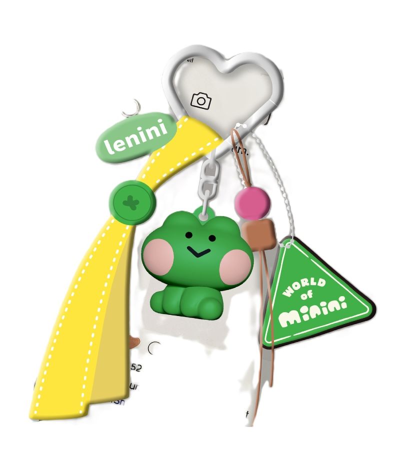Minini Collection Dopamine Sitting-Posture 3D Keychain Lenini Character