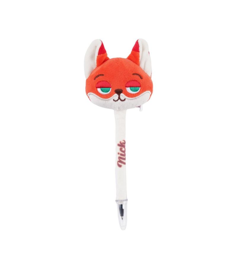 Disney Zootropolis 2 Nick Wilde 0.7mm Black Plush Ballpoint Pen