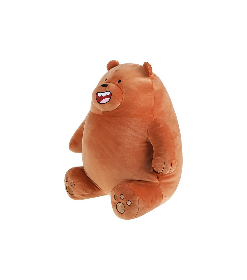 We Bare Bears Grizzly Plush Soft Toy Cushion
