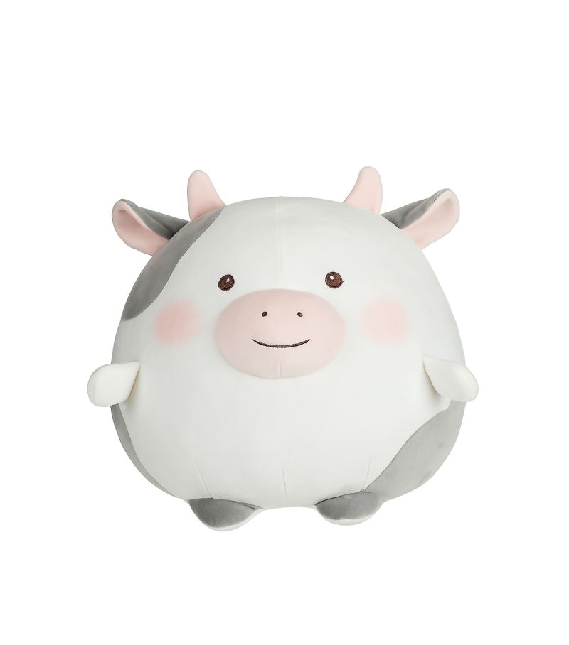 Round Cow Plush Soft Toy