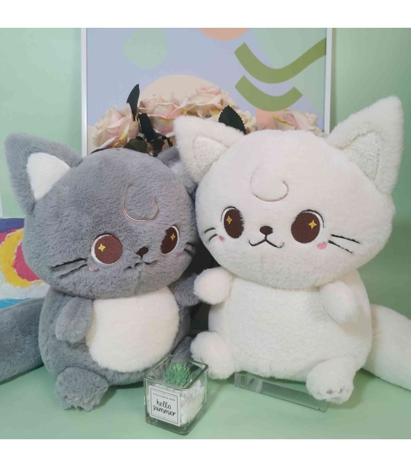 MINISO Desert Star Cream Cat 14 Inch Plush Soft Toy