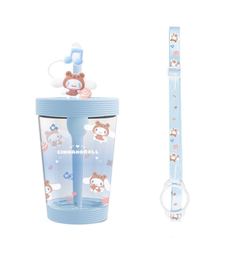 Sanrio Hello Kitty & Friends Cinnamoroll Tumbler With Strap 535ml