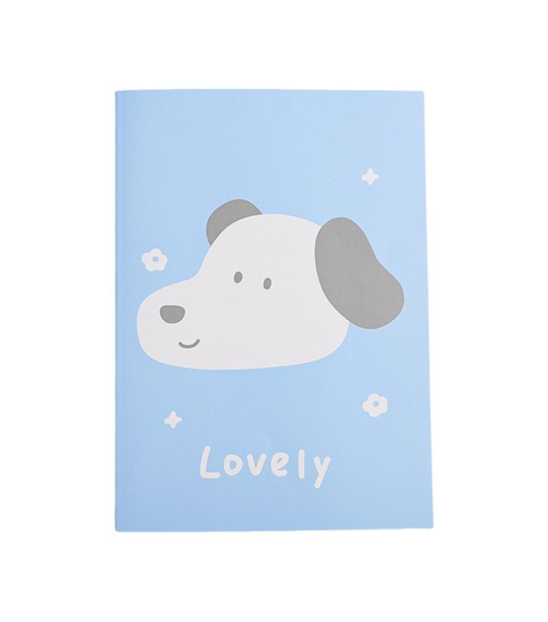 MINSO Animal Series B5 28 Page Stitch Bound Blue Notebook