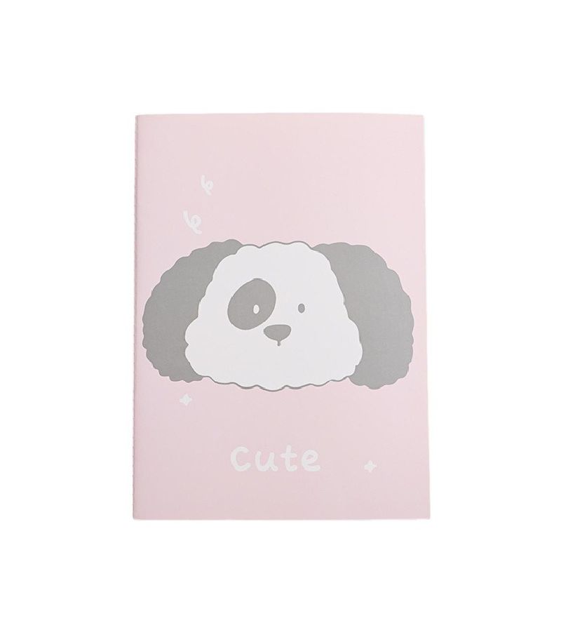 MINSO Animal Series B5 28 Page Stitch Bound Pink Notebook