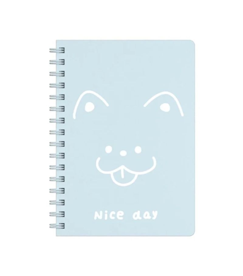 MINSO Animal Series A5 80 Page Wire Bound Blue Book