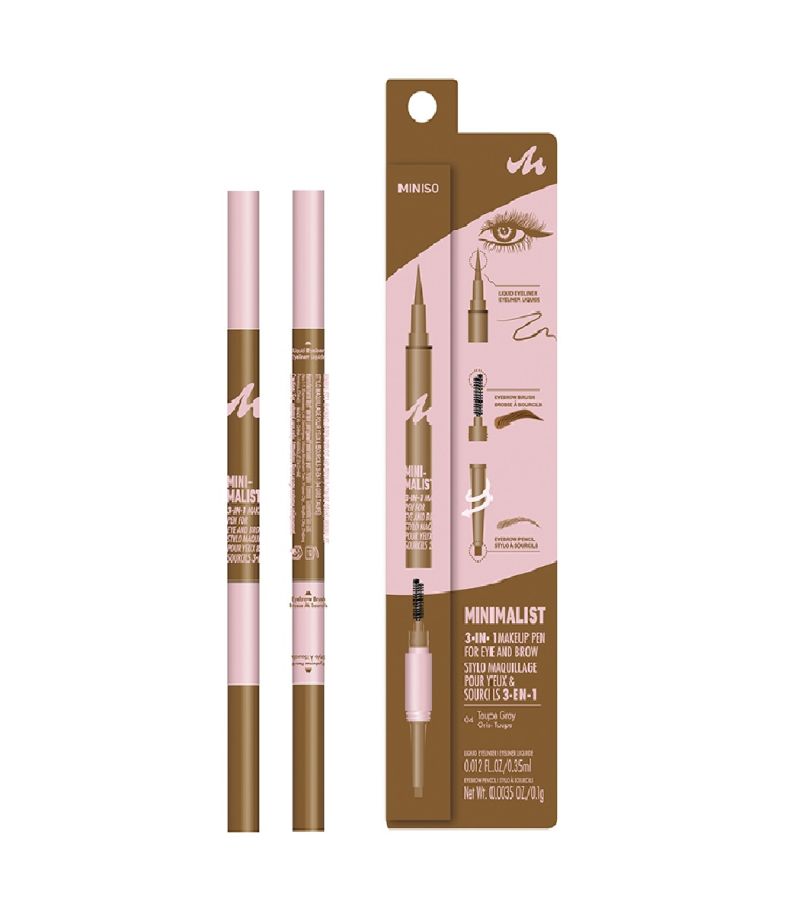 MINISO Makeup Pen Eyebrow Taupe Grey