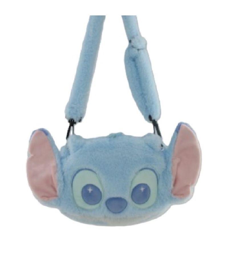Lilo & Stitch Collection Stitch Crossbody Head-Shape Plush Coin Purse