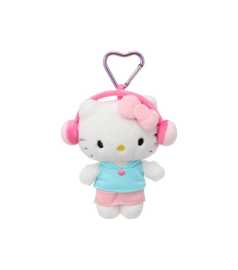 Sanrio Hello Kitty & Friends Hello Kitty Citywalk Collection 5 Inch Headset Plush Pendant