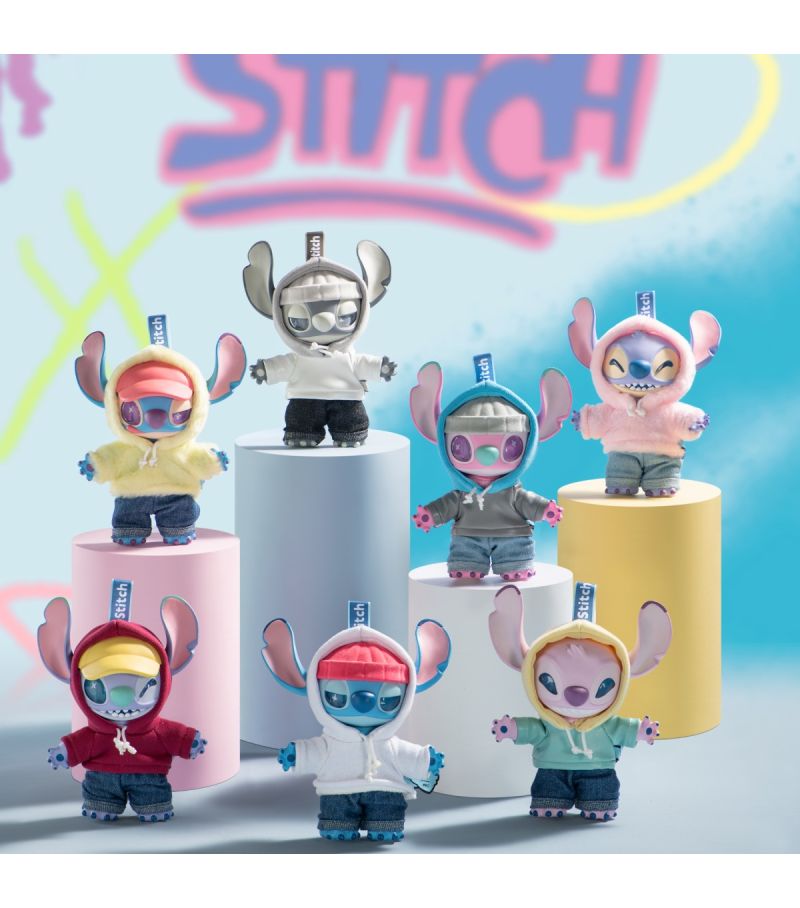Disney Stitch GenZ Street Collection Vinyl Plush Pendant Surprise Blind Box