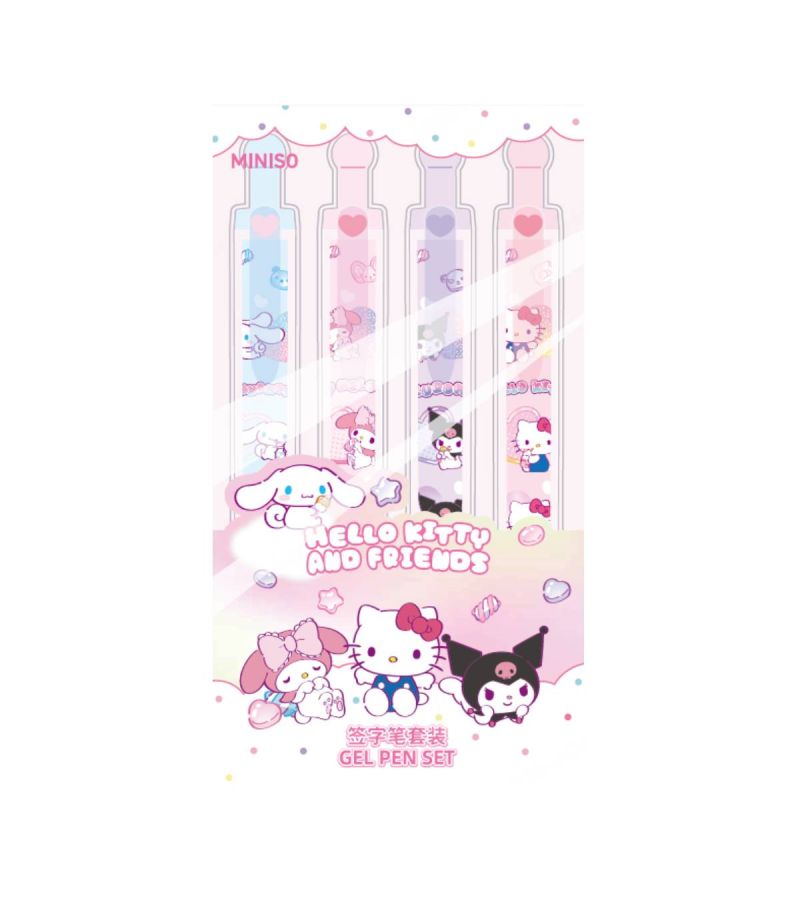 Sanrio Hello Kitty & Friends Sweet Factory Collection Pen Set (4 Pack)