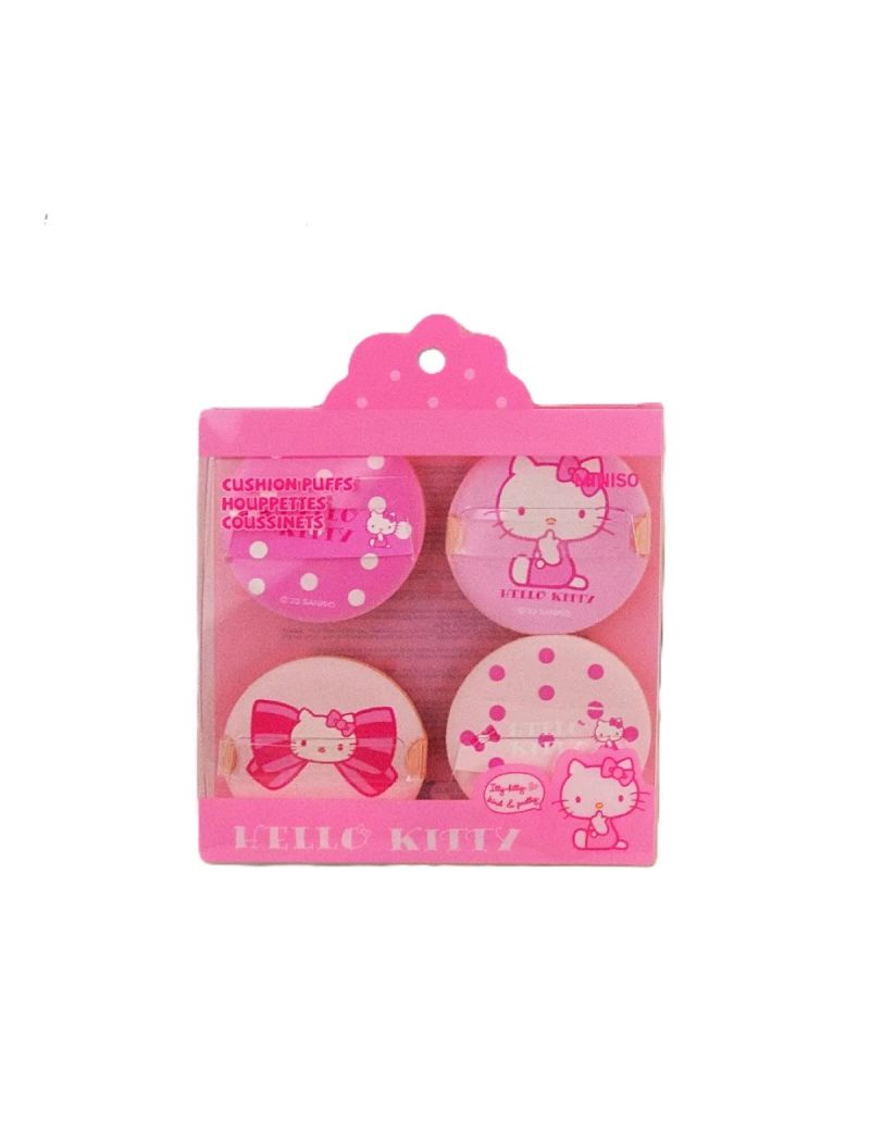 Sanrio Hello Kitty Beauty Diary Series Cushion Puffs 4 Pieces