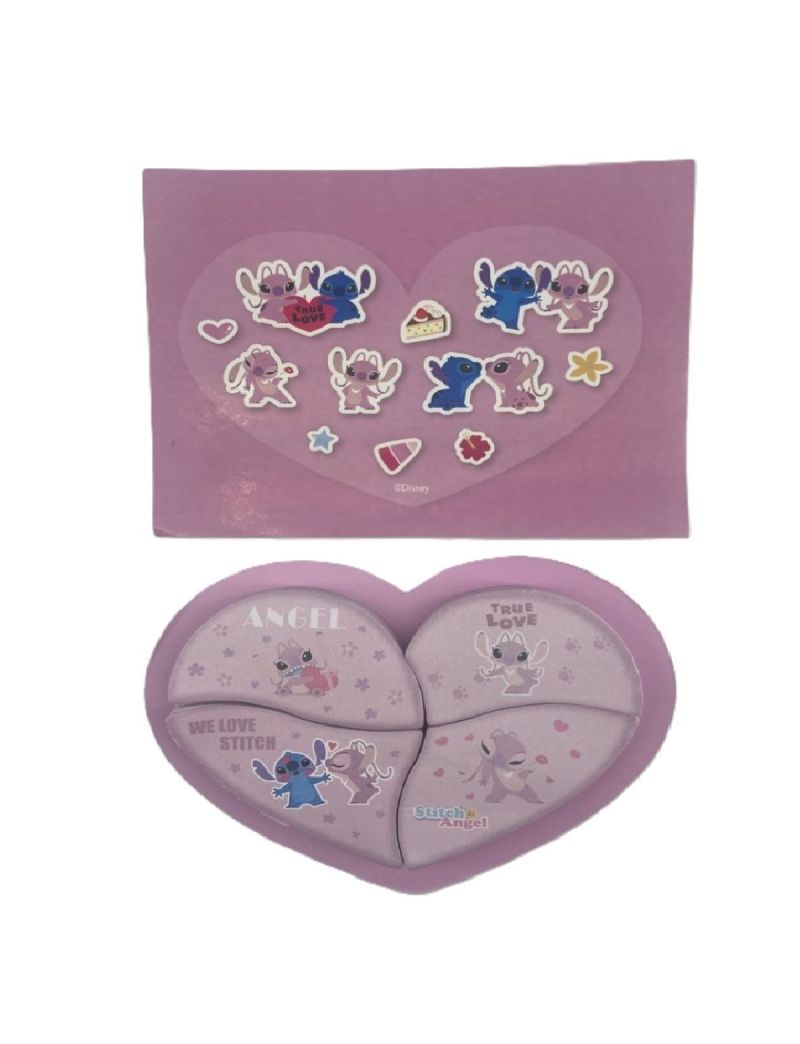 Disney Stitch Collection Puzzle Sticky Notes Set Angel