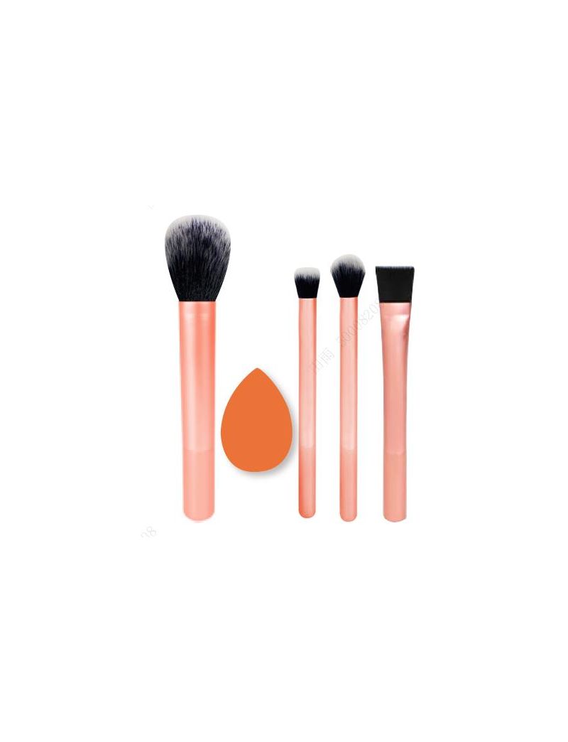 Luxury Series 5-Piece Makeup Sponge & Makeup Brush Multifunctional Set